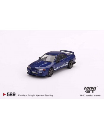 (預訂 Pre-order) MiniGT 1/64 MGT00589-R Nissan Skyline GT-R Top Secret  VR32 Metallic Blue (Diecast car model)
