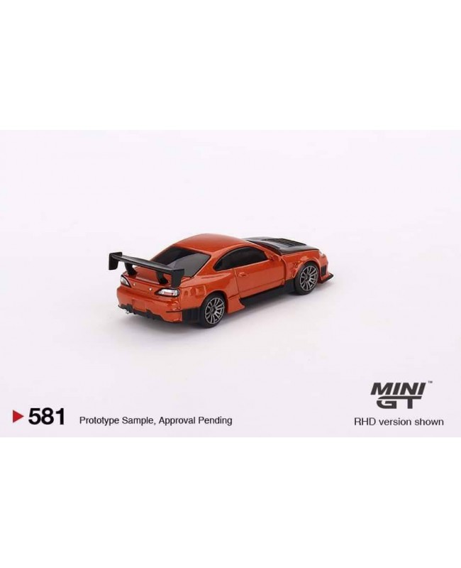 (預訂 Pre-order) MiniGT 1/64 MGT00581-R Nissan Silvia S15 D-MAX  Metallic Orange (Diecast car model)