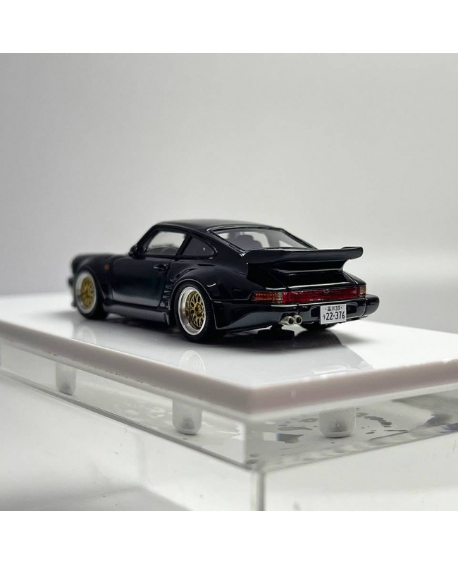 (預訂 Pre-order) Cars' lounge  1:64 灣岸 Black bird 930 (Resin car model) 黑色金輪 限量350台
