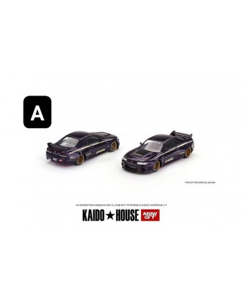 (預訂 Pre-order) KaidoHouse x MiniGT KHMG072 Nissan Skyline GT-R (R33) Kaido Works V1 (Diecast car model)