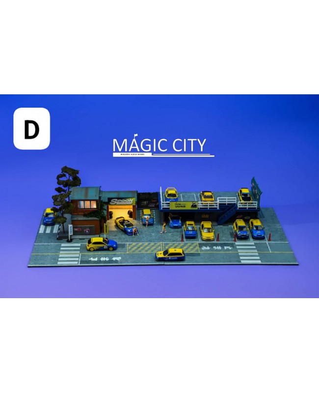 (預訂 Pre-order) Magic city model 1/64 日本建築 雙層停車場 110075-Spoon