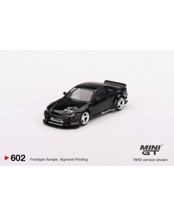 (預訂 Pre-order) MINI GT 1/64 MGT00602-R Nissan Silvia (S15) Rocket Bunny  Black Pearl LHD (Diecast car model)