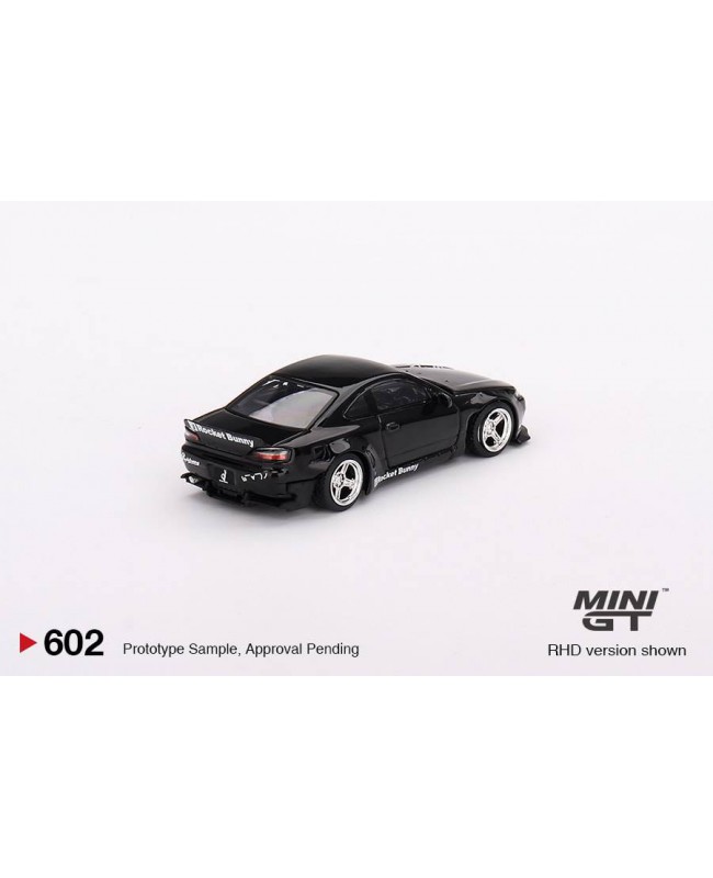 (預訂 Pre-order) MINI GT 1/64 MGT00602-R Nissan Silvia (S15) Rocket Bunny  Black Pearl LHD (Diecast car model)