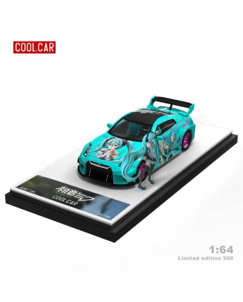 (預訂 Pre-order) CoolCar1/64 Nissan GTR 3.0 (Diecast car model) 限量500台 人偶版
