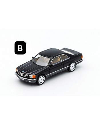 (預訂 Pre-order) DCT 1/64 Benz 500SEC (Diecast car model) LL-010-49 Black LHD