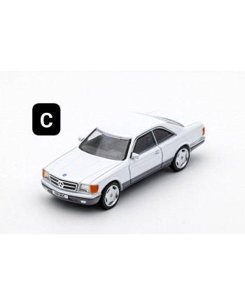 (預訂 Pre-order) DCT 1/64 Benz 500SEC (Diecast car model) LL-010-50 White LHD
