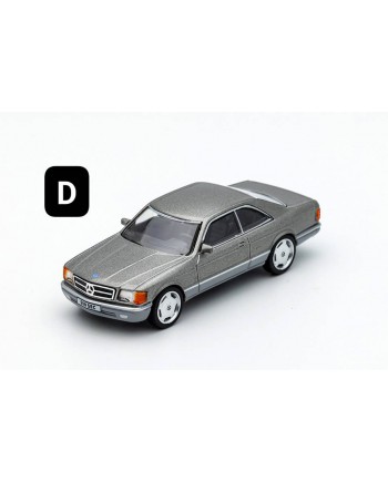 (預訂 Pre-order) DCT 1/64 Benz 500SEC (Diecast car model) LL-010-51 Grey LHD