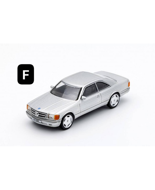 (預訂 Pre-order) DCT 1/64 Benz 500SEC (Diecast car model) LL-010-53 Silver LHD