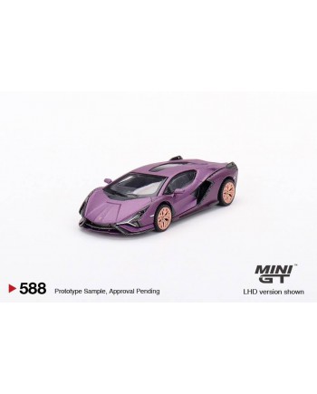 (預訂 Pre-order) MINI GT 1/64 MGT00588-L Lamborghini Sián FKP 37 Matte Viola SE30 LHD - HK Exclusive (Diecast car model)