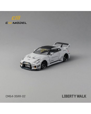 (預訂 Pre-order) CM model 1/64 Nissan LBWK Super silhouette GT35RR Gray (兩套輪轂) (Diecast car model)