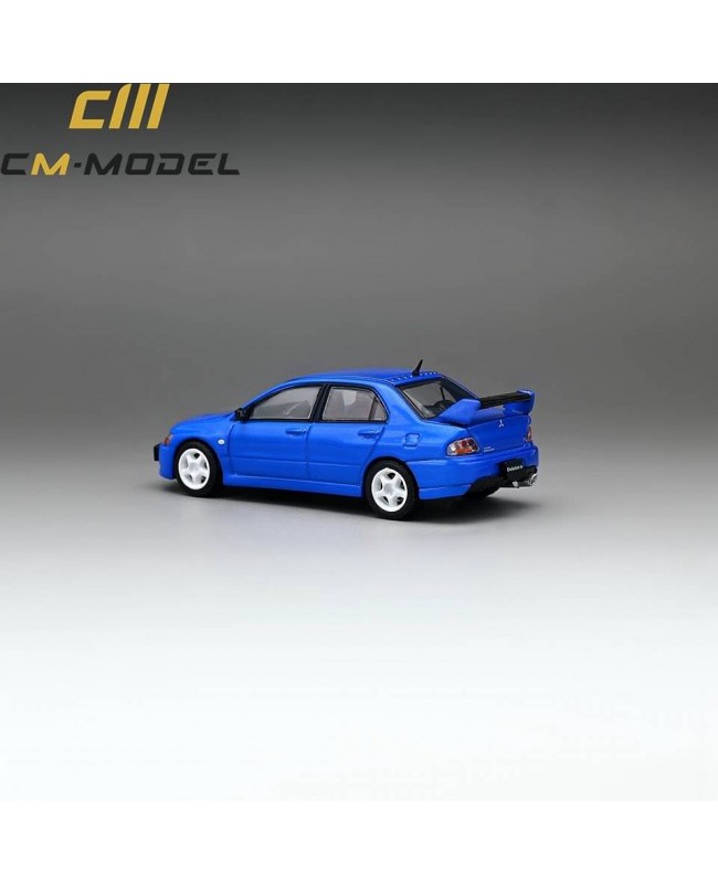 (預訂 Pre-order) CM model 1/64 Mitsubishi Lancer Evo IX blue with engine (Diecast car model)