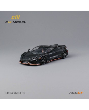 (預訂 Pre-order) CM model 1/64 964 Widebody Metallic gray附 (贈尾翼和輪轂) (Diecast car model)