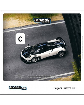 (預訂 Pre-order) Tarmac Works T64G-TL014-WH 1/64 Pagani Huayra BC Bianco Benny (Diecast car model)