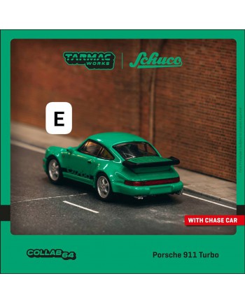 (預訂 Pre-order) Tarmac Works T64S-009-GR 1/64 Porsche 911 Turbo Green (Diecast car model)