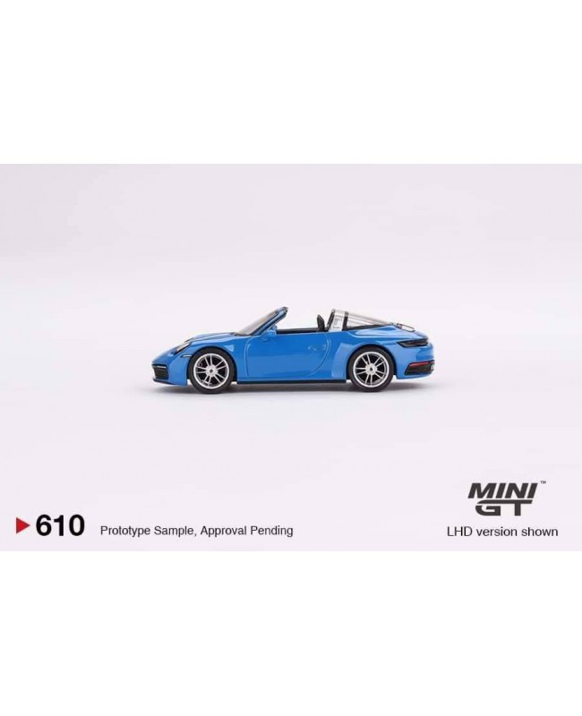 (預訂 Pre-order) MINI GT 1/64 MGT00610-R Porsche 911 Targa 4S Shark Blue (Diecast car model)