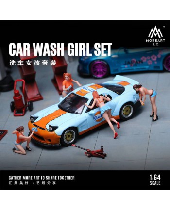(預訂 Pre-order) MoreArt 1:64 CAR WASH GIRL SET