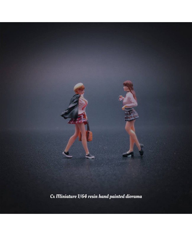 (預訂 Pre-order) Cx Miniature 1/64 JK 裙子女 二人組