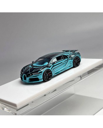 (預訂 Pre-order) LJM 1:64 Bugatti Chiron (Resin car model) Tiffany Blue (限量699台)