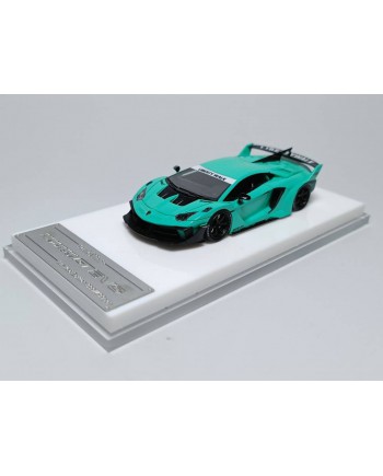 (預訂 Pre-order) ScaleMini 1/64 LB-Silhouette Works Aventador GT EVO (Resin car model) 限量499台 Mint Green
