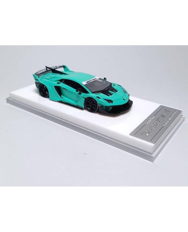 (預訂 Pre-order) ScaleMini 1/64 LB-Silhouette Works Aventador GT EVO (Resin car model) 限量499台 Mint Green
