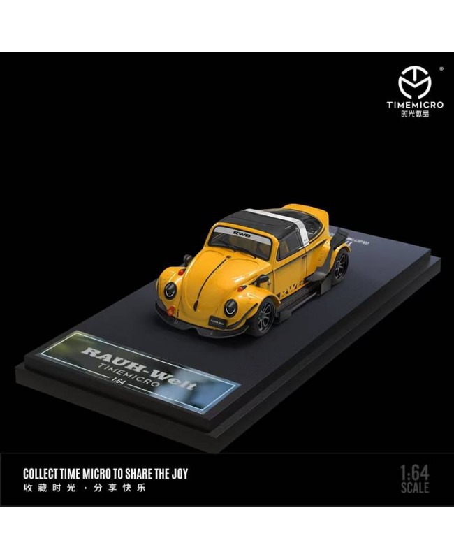 (預訂 Pre-order) TimeMicro 1:64 RWB Beetle (Diecast car model) 黃色 普通版
