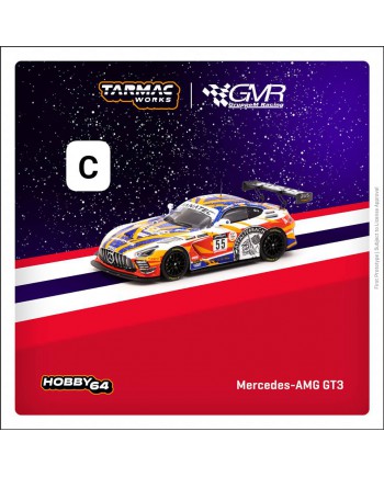 (預訂 Pre-order) TARMAC Works 1:64 Mercedes-AMG GT3 24 Hours of SPA 2022 T64-062-22SPA55 (Diecast car model)