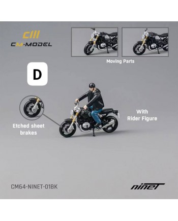 (預訂 Pre-order) CM Model 1:64 (Diecast car model) CM64-NINET-01BK