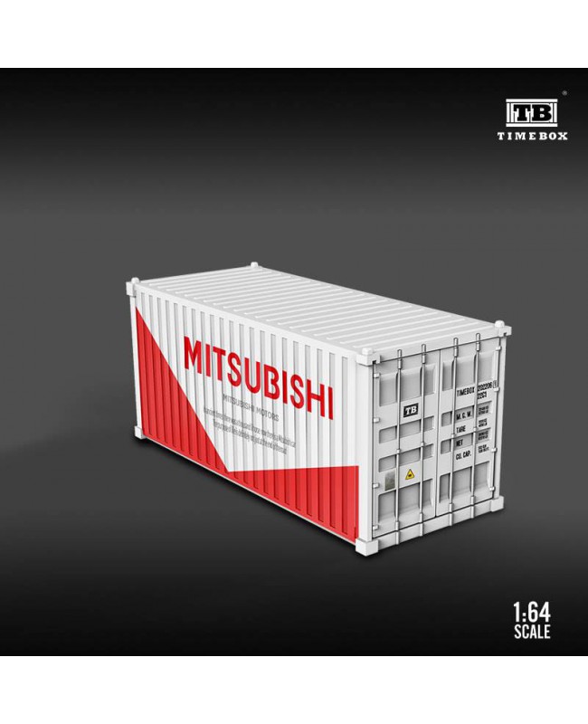 (預訂 Pre-order) TimeBox 1/64 20ft size container (Diecast model) Mitsubishi livery