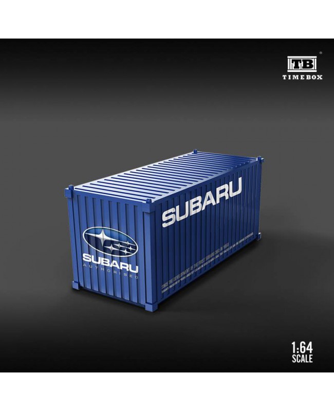 (預訂 Pre-order) TimeBox 1/64 20ft size container (Diecast model) Subaru livery