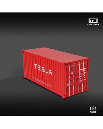 (預訂 Pre-order) TimeBox 1/64 20ft size container (Diecast model) Tesla livery