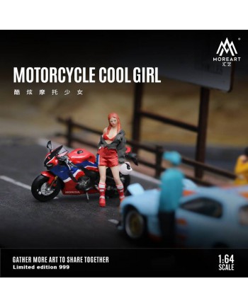 (預訂 Pre-order) MoreArt 1:64 motorcycle cool girl