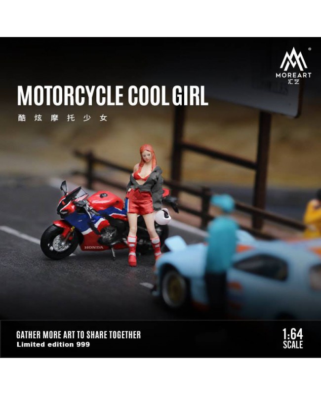 (預訂 Pre-order) MoreArt 1:64 motorcycle cool girl