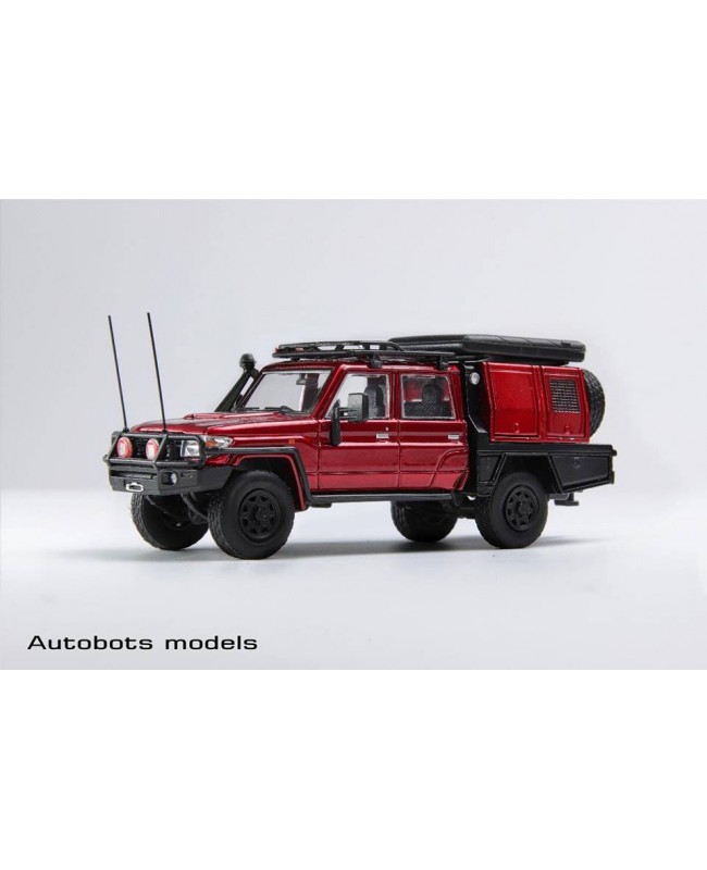 (預訂 Pre-order) Autobots Models 1:64 Land Cruiser  /J70 , LC79 Pickup pickup (Diecast car model) 限量800台 Metallic red