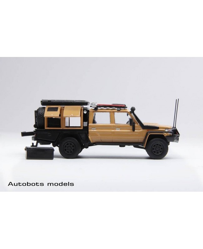 (預訂 Pre-order) Autobots Models 1:64 Land Cruiser  /J70 , LC79 Pickup pickup (Diecast car model) 限量800台 Sands