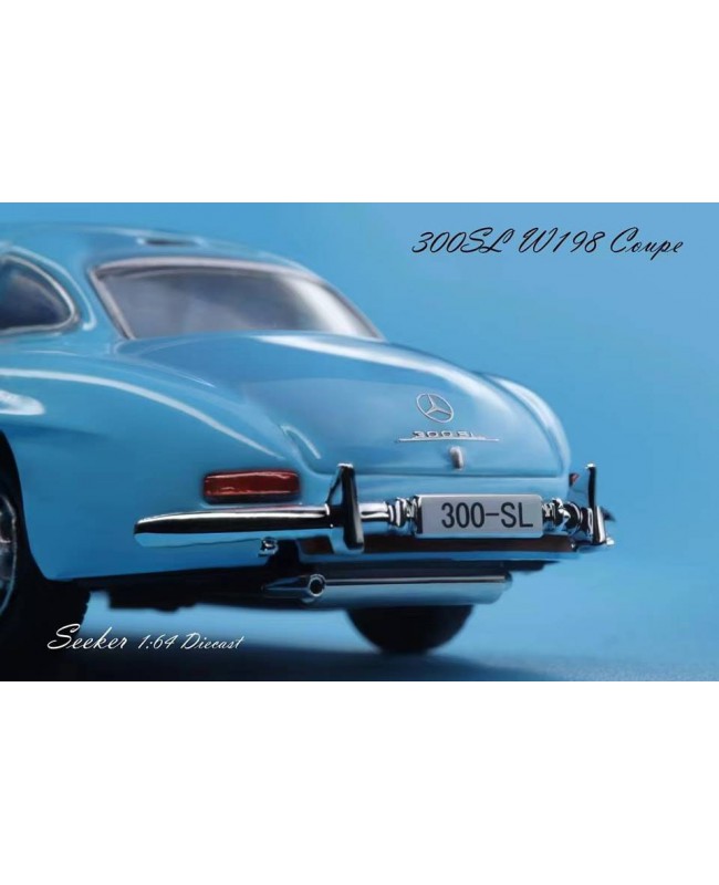 (預訂 Pre-order) Seeker 1:64 SL W198 300SL Coupe (Diecast car model) 藍色