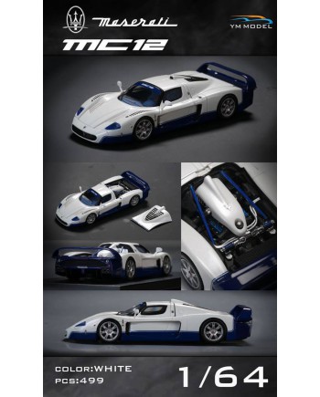 (預訂 Pre-order) YM model 1/64 Maserati MC12 Stradale (Resin car model) 限量499台