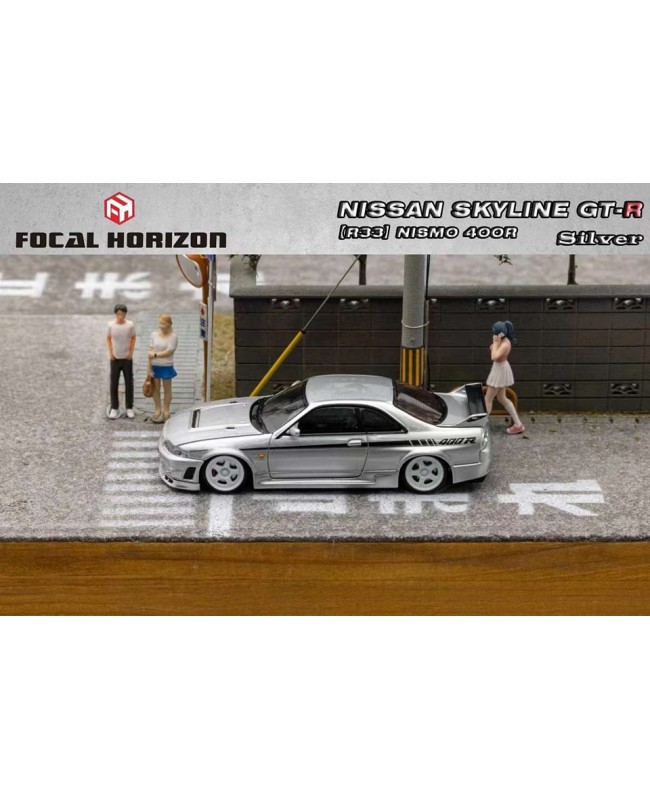 (預訂 Pre-order) Focal Horizon FH 1:64 Skyline R33 GT-R Nismo 400R Silver (Diecast car model) 限量999台