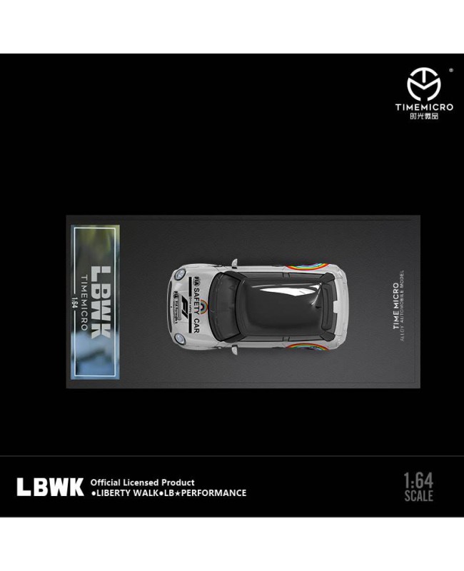 (預訂 Pre-order) TimeMicro1:64 LBWK BMW MINI COOPER Safety car (Diecast car model) 彩虹安全車 普通版