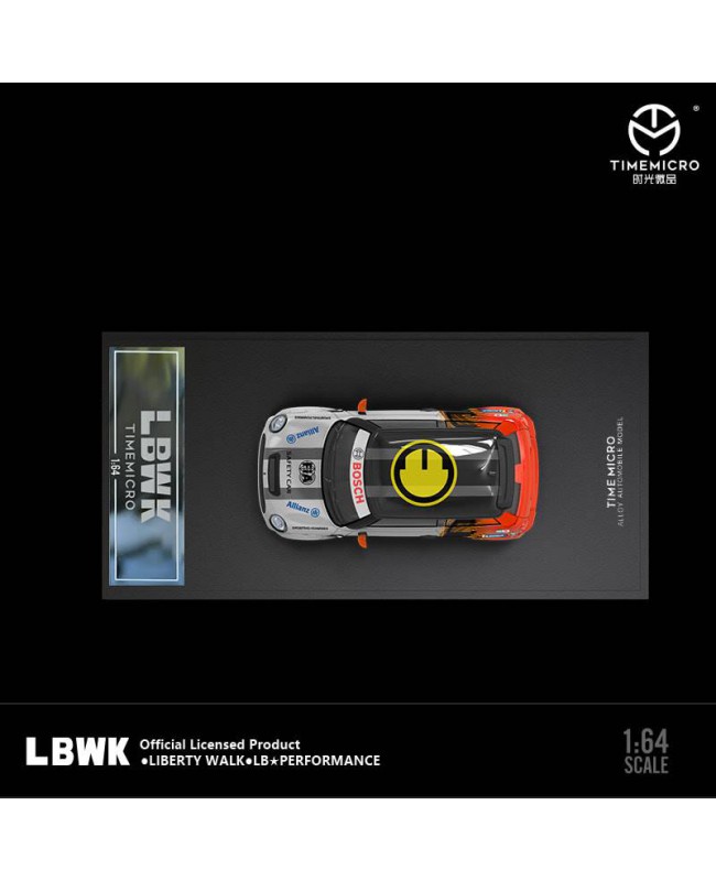 (預訂 Pre-order) TimeMicro1:64 LBWK BMW MINI COOPER Safety car (Diecast car model) 橙色拼色安全車 普通版