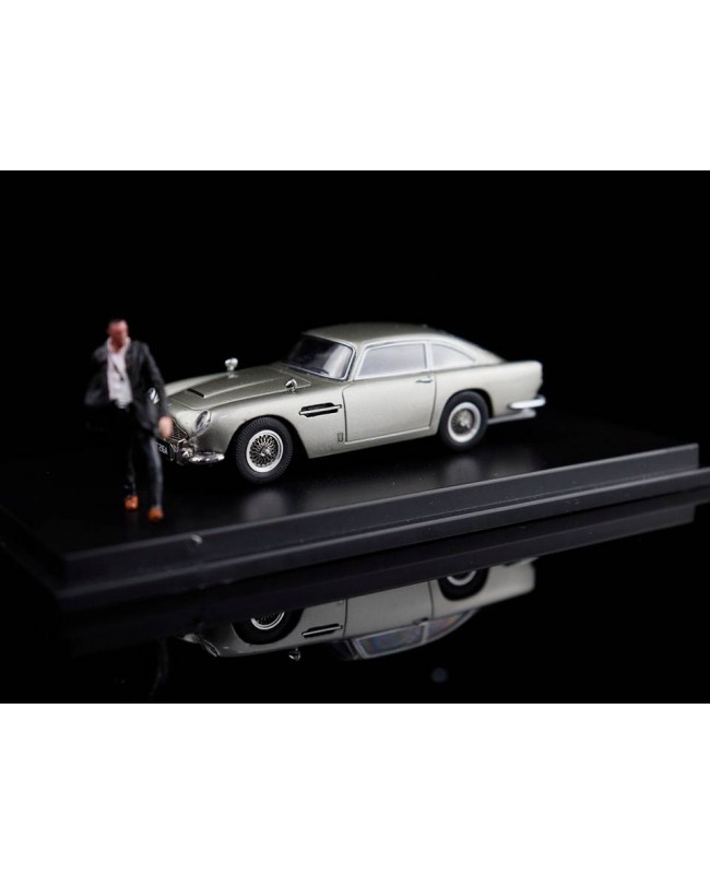 (預訂 Pre-order) TPC 1/64 Aston Martin DB5 (Diecast car model) Silver Grey 人偶版