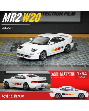 (預訂 Pre-order) Unique Model UM 1:64 MR2 W20 (Diecast car model) White 白色