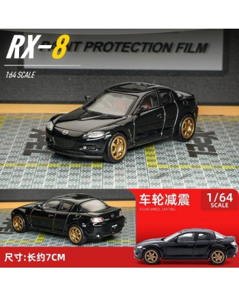(預訂 Pre-order) Unique Model UM 1:64 RX-8 (Diecast car model) 黑色