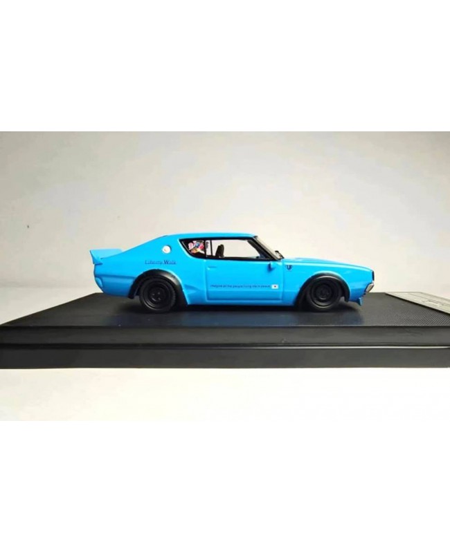 (預訂 Pre-order) Zoom 1:64 Skyline GT-R  KPGC110 Kenmary Works LB (Diecast car model) 限量399台 Bady Blue 嬰兒藍