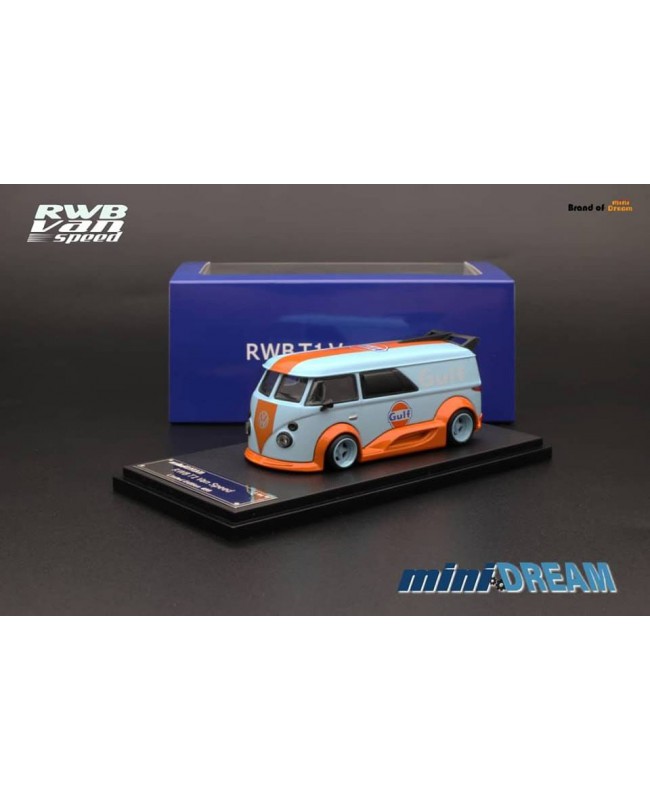 (預訂 Pre-order) miniDREAM 1:64 VW T1 RWB Van Speed (Diecast car model) 限量399台 Gulf Strips