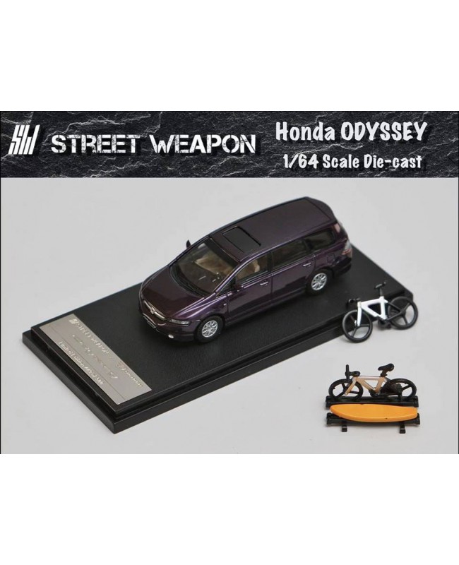 (預訂 Pre-order) SW 1/64 Honda Odyssey (Diecast car model) 限量200台 Purple