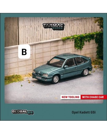 (預訂 Pre-order) Tarmac Works 1/64 T64G-065-GR Opel Kadett GSi Green Metallic (Diecast car model)