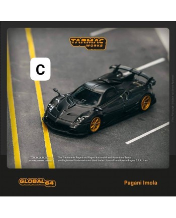 (預訂 Pre-order) Tarmac Works 1/64 T64G-TL046-GY Pagani Imola Grigio Knockhill (Diecast car model)