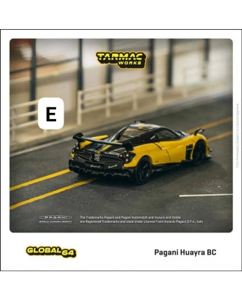 (預訂 Pre-order) Tarmac Works 1/64 T64G-TL014-YL Pagani Huayra BC Giallo Limone (Diecast car model)