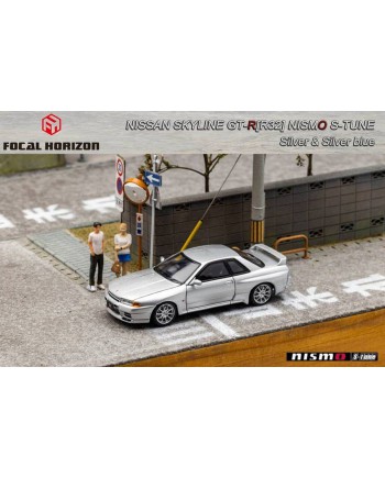 (預訂 Pre-order) Focal Horizon FH 1:64 Skyline GT-R R32 Nismo S-Tune (Diecast car model) 限量999台 Metallic Silver 金屬銀
