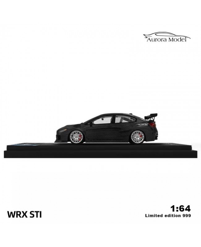 (預訂 Pre-order) AuroraModel  AM 1/64 Subaru WRX STI Full carbon limited edition (Diecast car model) 限量999台